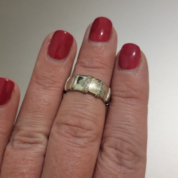 Sterling Silver Band Ring Size 6.75 - Picture 8 of 9